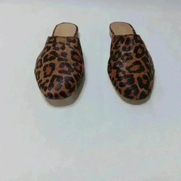 Matisse Leopard print leather Zip It Mules. Ladies size 8.5 - Picture 2 of 9